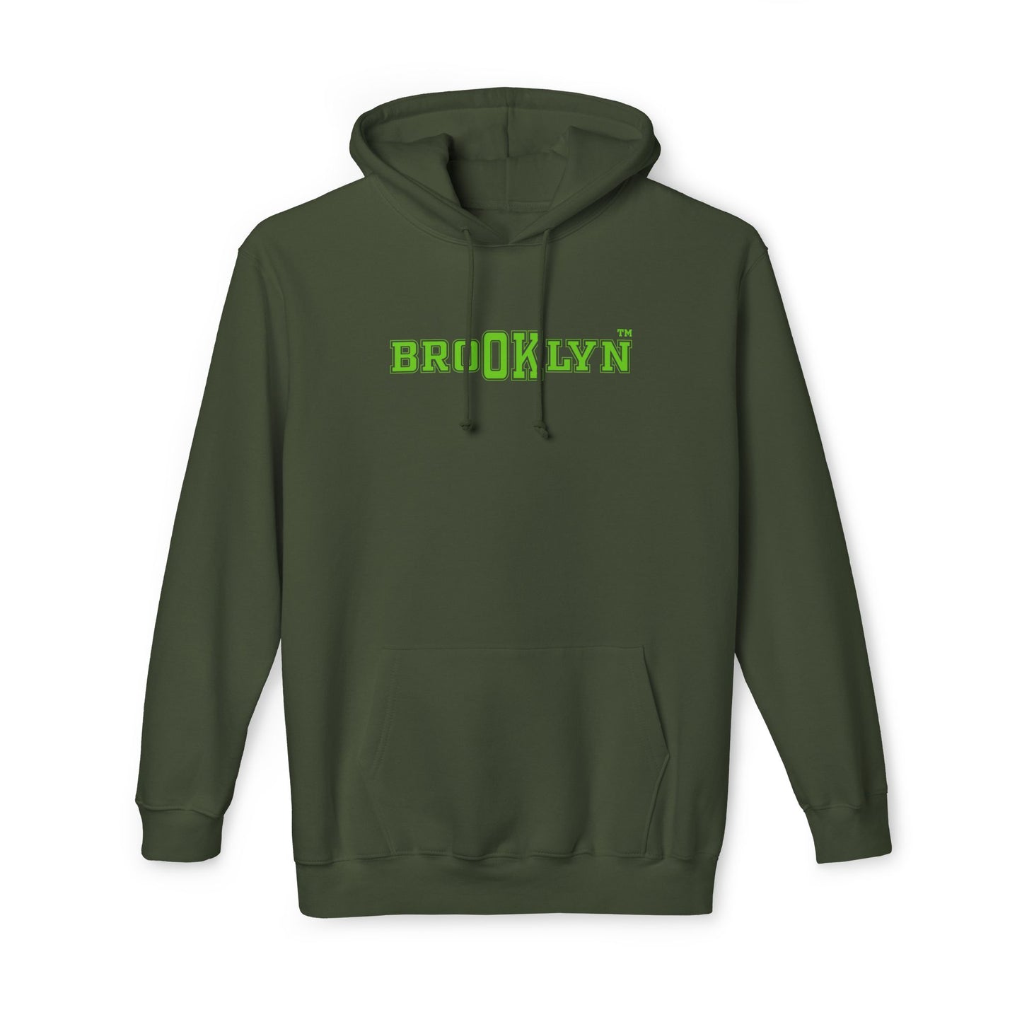 Ok Brooklyn's Unisex Hooded Sweatshirt, Made in US