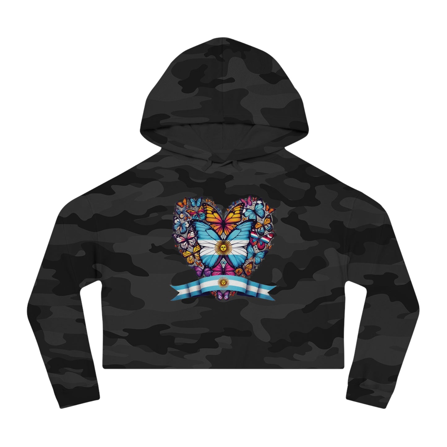 Women’s Cropped Butterfly's Heartland Hooded Sweatshirt