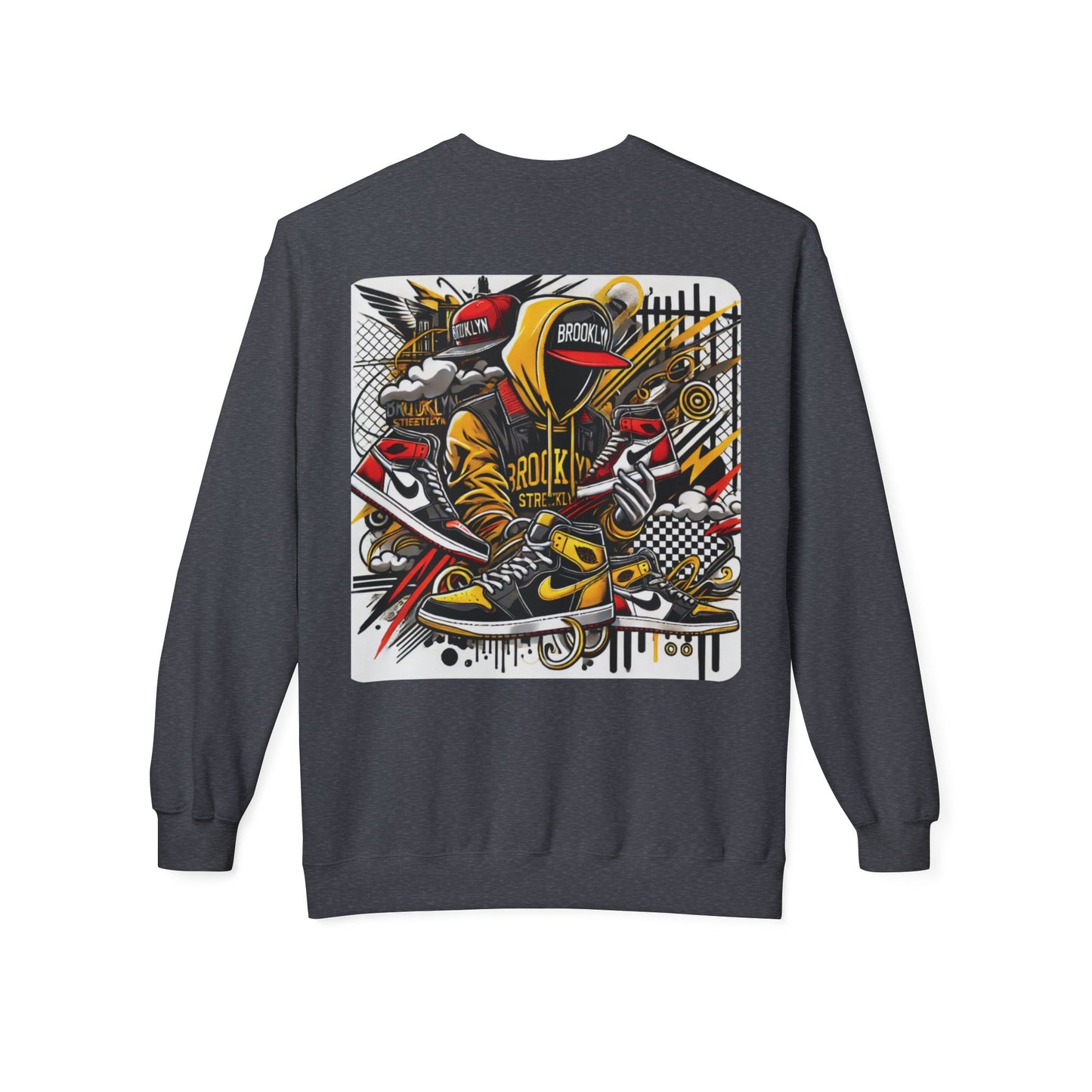 Ok Brooklyn's Unisex Midweight Softstyle Fleece Crewneck Sweatshirt