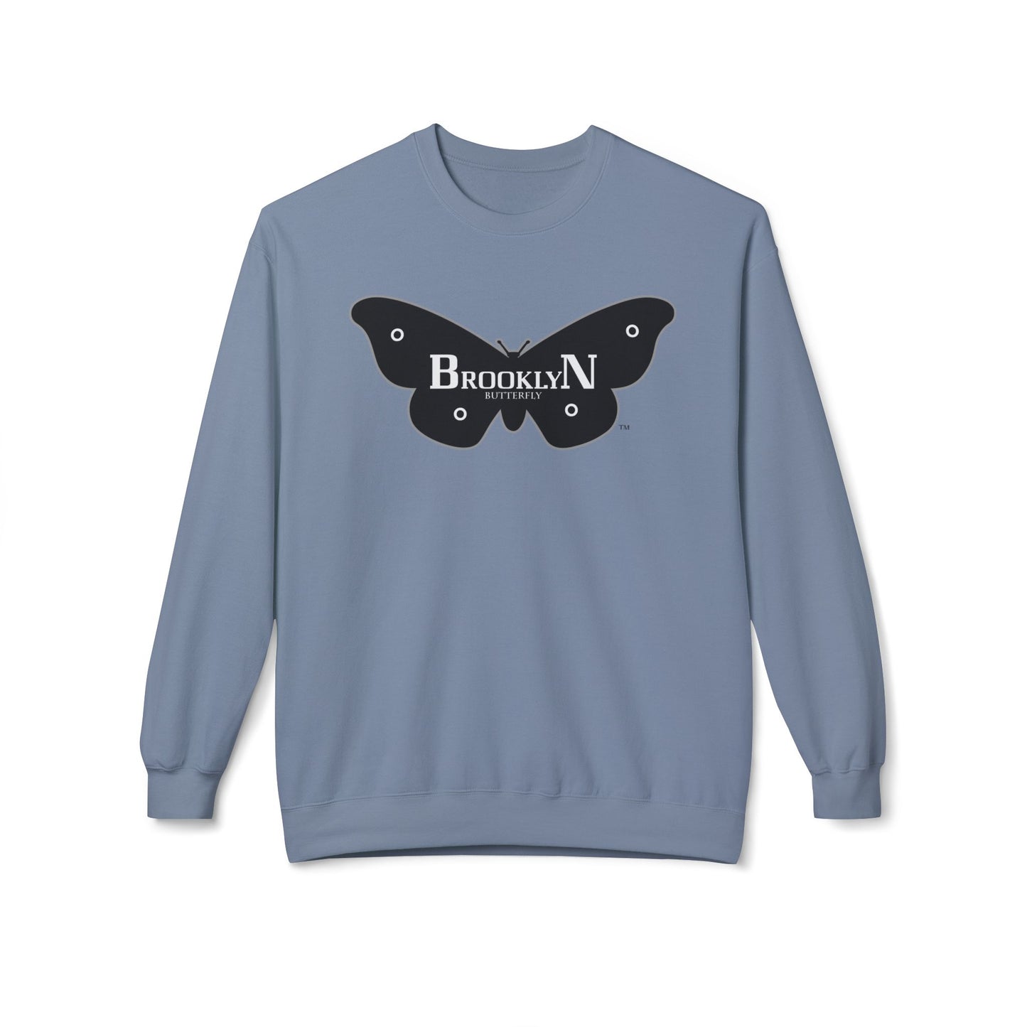Brooklyn Butterfly's Unisex Midweight Softstyle Fleece Crewneck Sweatshirt