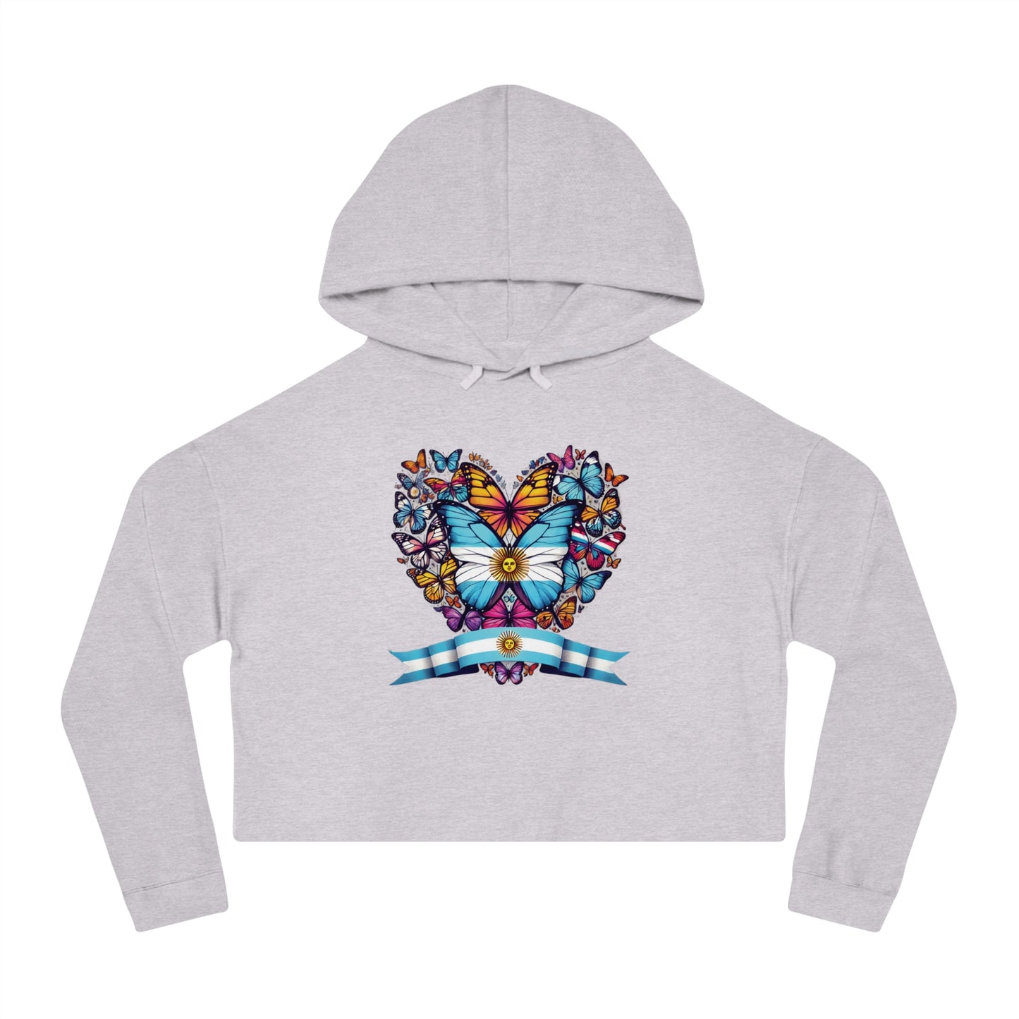 Women’s Cropped Butterfly's Heartland Hooded Sweatshirt