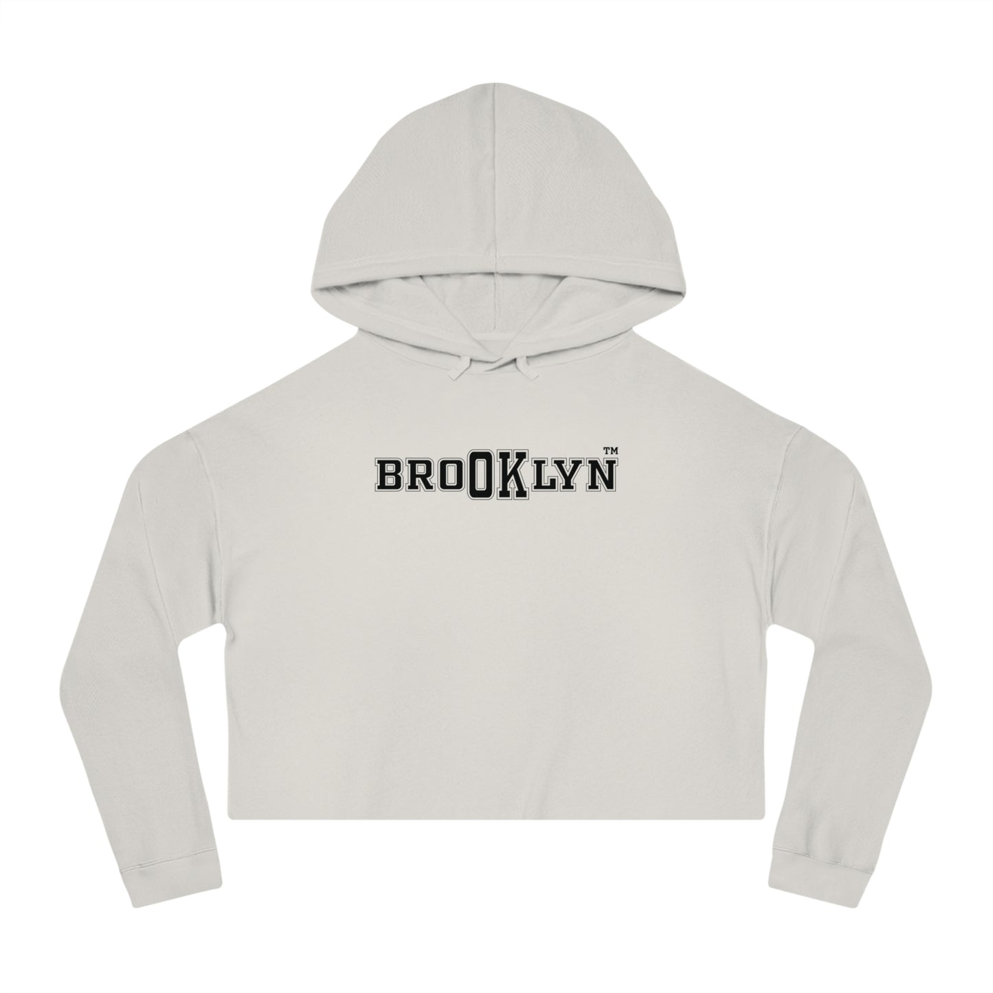 Ok Brooklyn's Women’s Cropped Hooded Sweatshirt