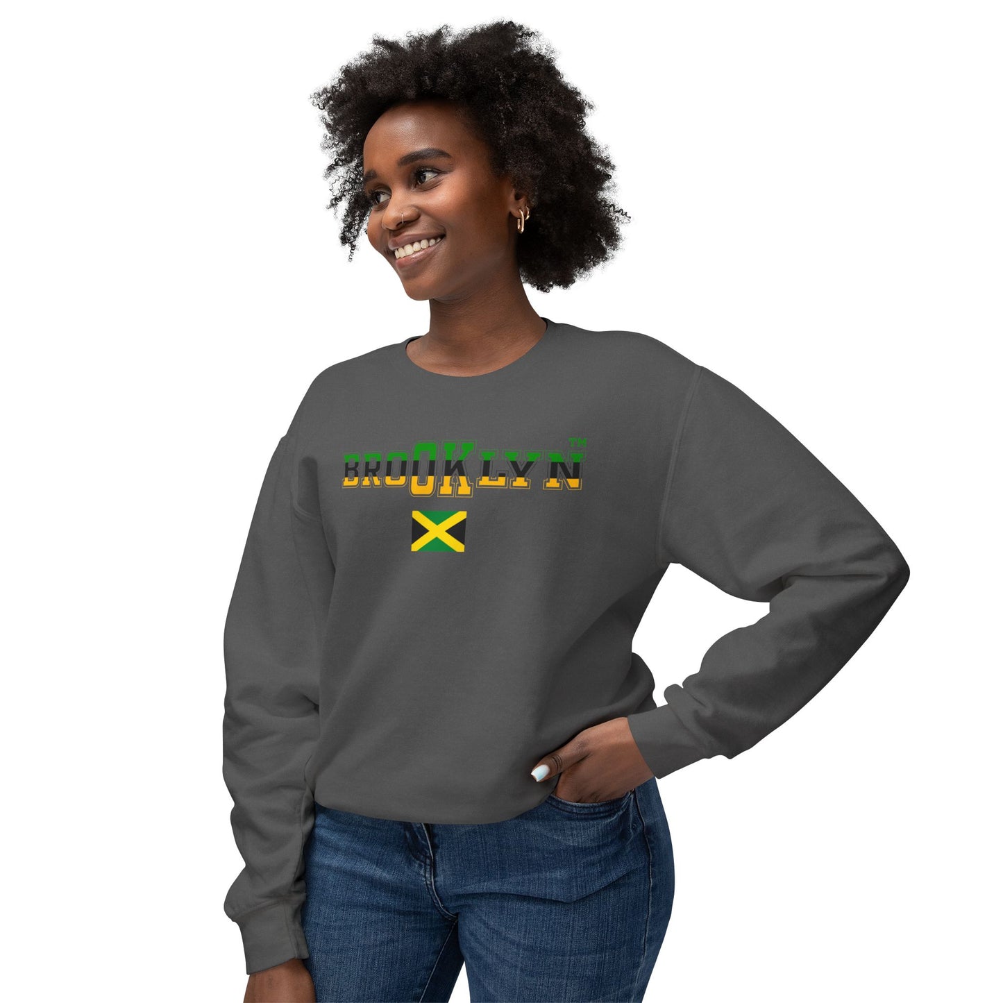 Jamaica Unisex Lightweight Crewneck Sweatshirt