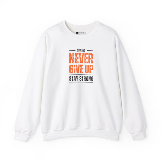 Begetter's Never give Up Unisex Heavy Blend™ Crewneck Sweatshirt