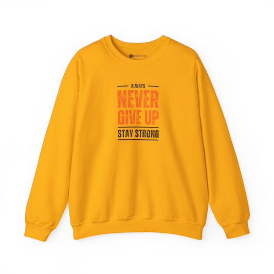 Begetter's Never give Up Unisex Heavy Blend™ Crewneck Sweatshirt