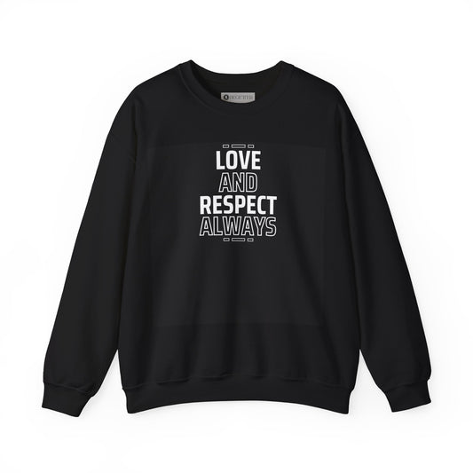 Begeter's Love And Respect Always Unisex Crewneck Sweatshirt