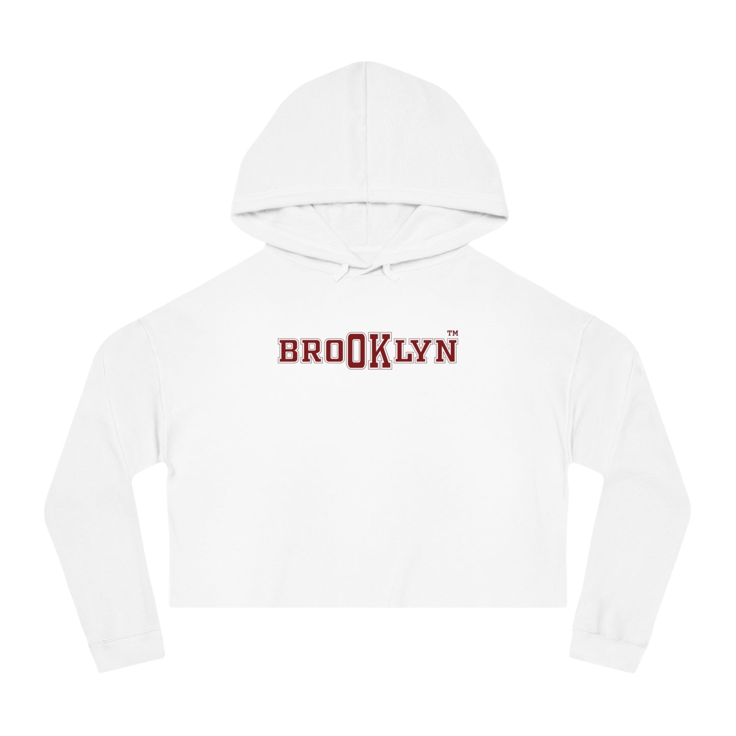 Ok Brooklyn's Women’s Cropped Hooded Sweatshirt