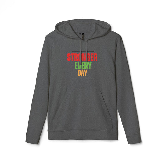 Begeter's Adidas Fleece Hoodie - Stronger Every Day Adidas Unisex