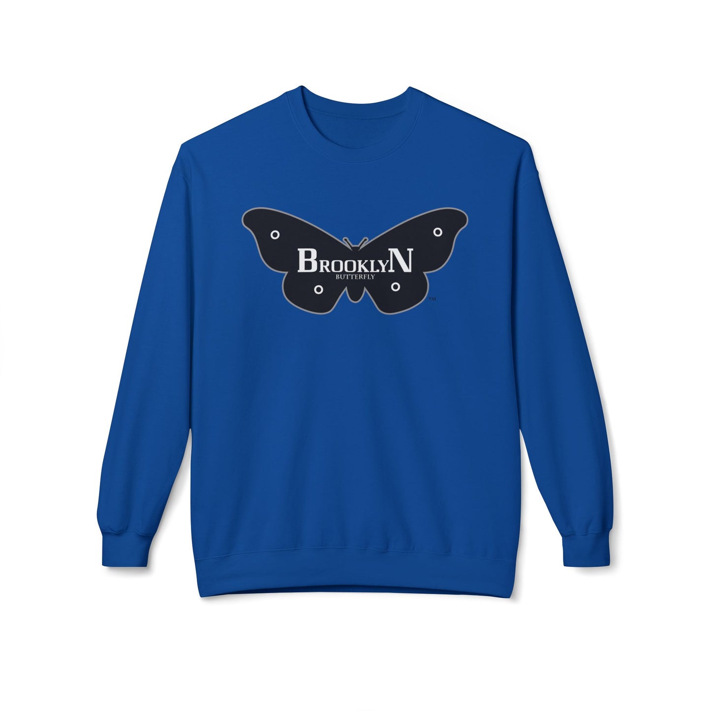 Brooklyn Butterfly's Unisex Midweight Softstyle Fleece Crewneck Sweatshirt