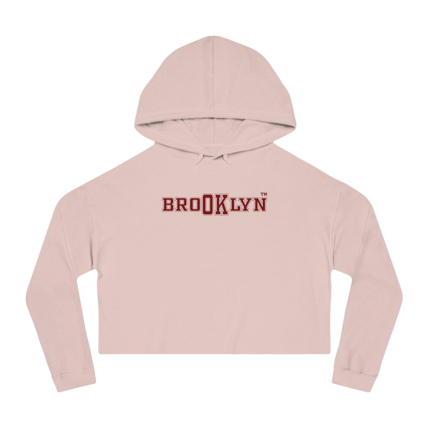 Ok Brooklyn's Women’s Cropped Hooded Sweatshirt
