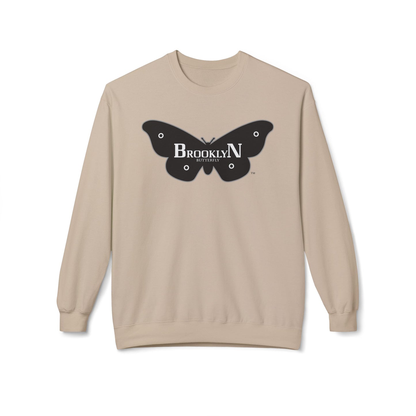 Brooklyn Butterfly's Unisex Midweight Softstyle Fleece Crewneck Sweatshirt