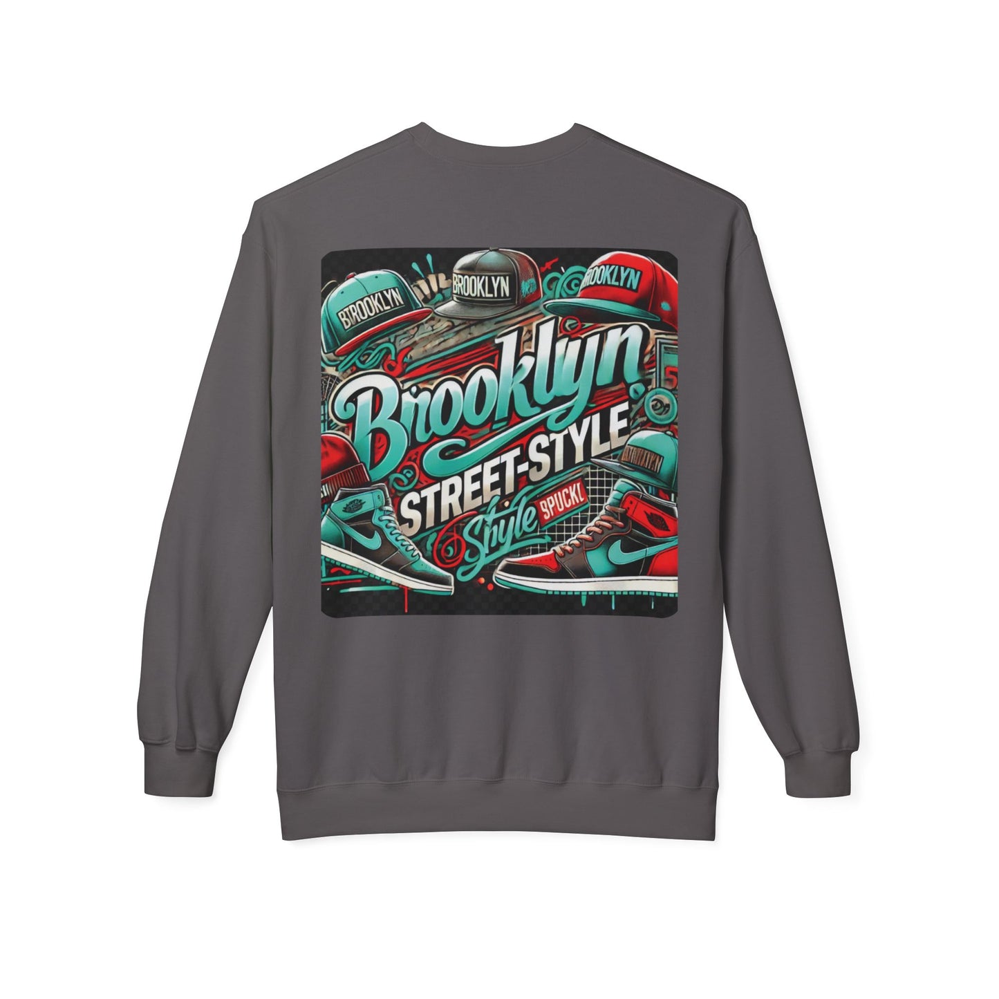 Ok Brooklyn's Unisex Midweight Softstyle Fleece Crewneck Sweatshirt