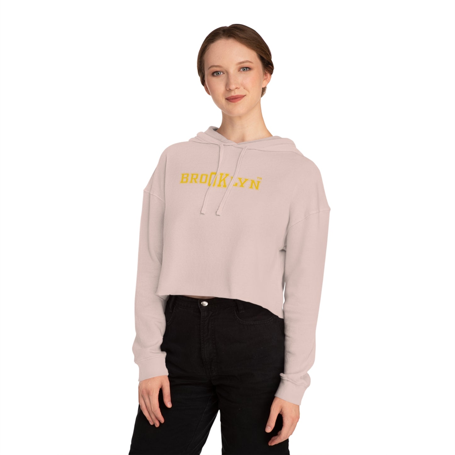 Ok Brooklyn's Women’s Cropped Hooded Sweatshirt