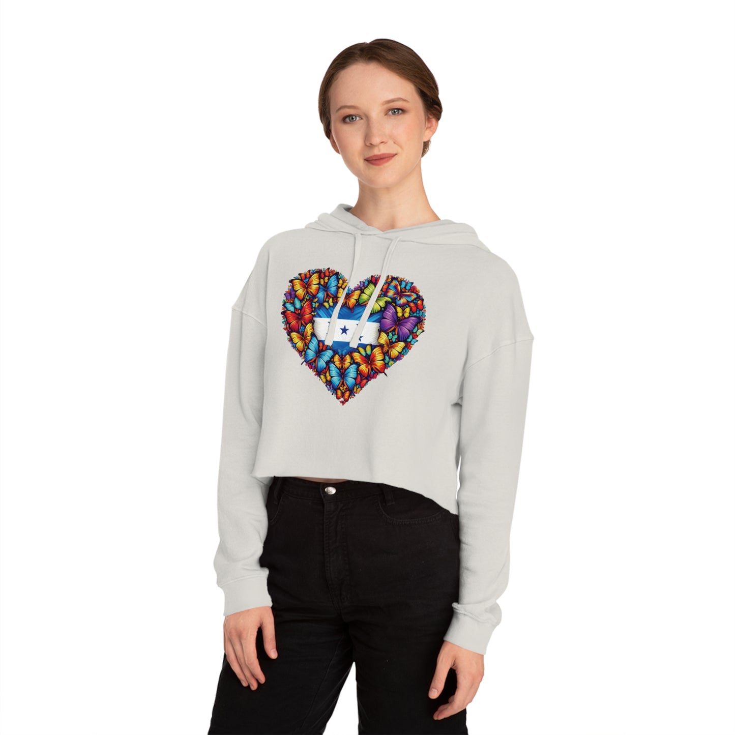 Women’s Cropped Butterfly's Heartland Hooded Sweatshirt