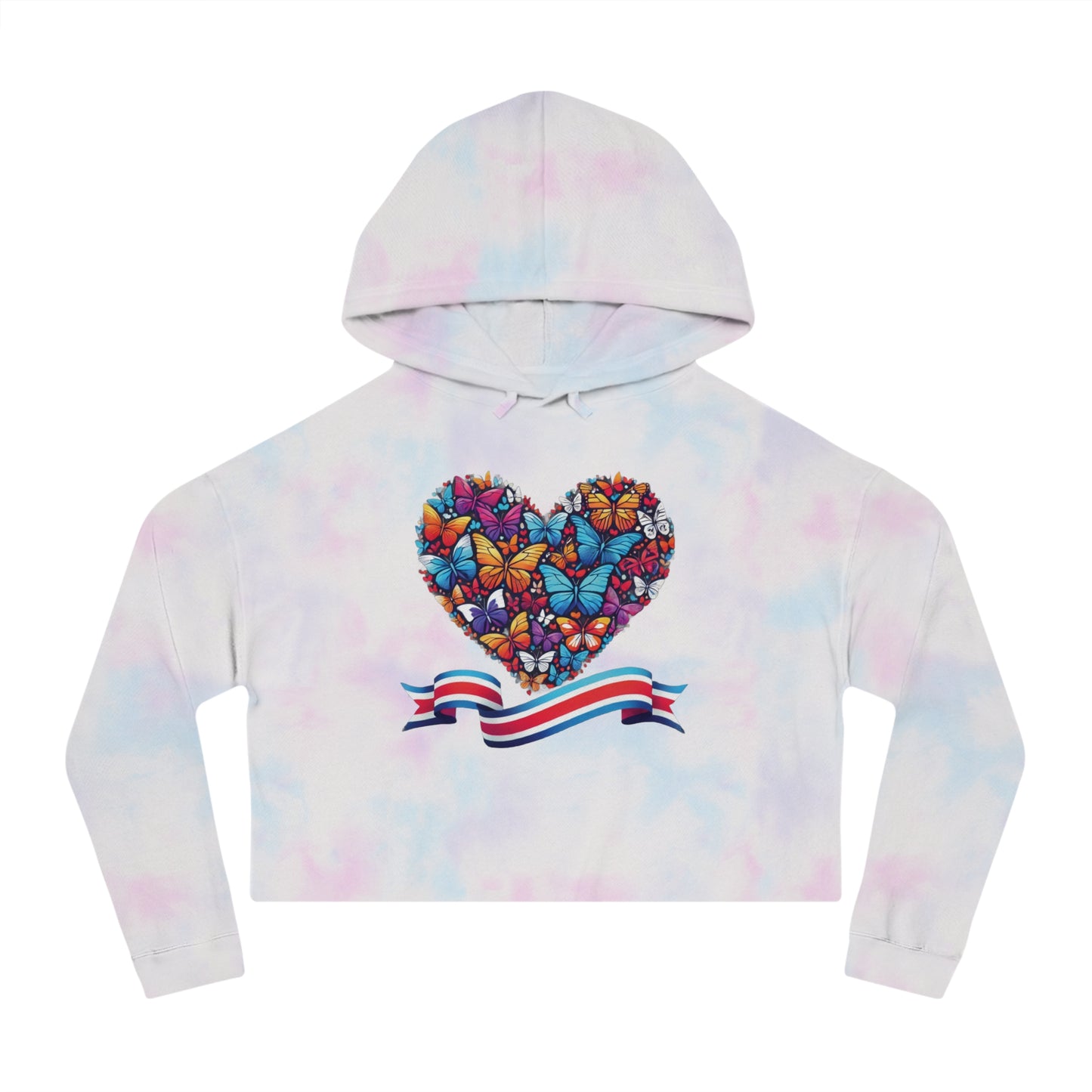 Women’s Cropped Butterfly's Heartland Hooded Sweatshirt