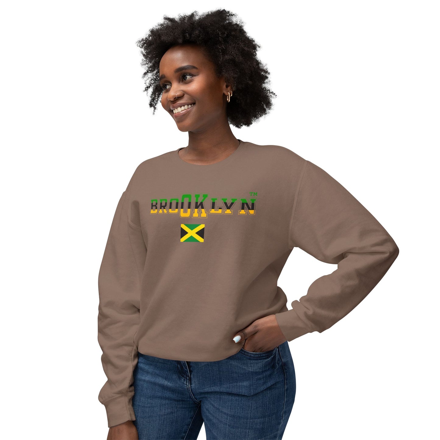 Jamaica Unisex Lightweight Crewneck Sweatshirt