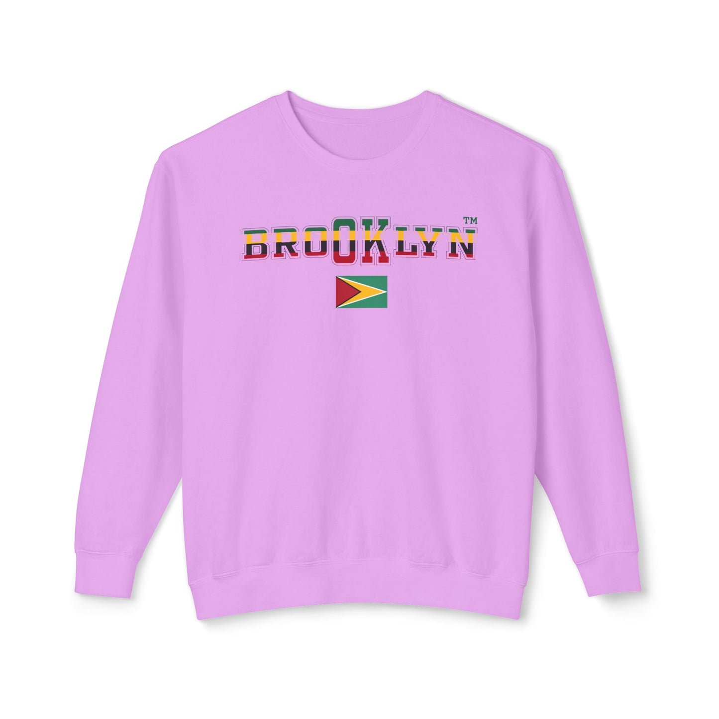 Guyana Unisex Lightweight Crewneck Sweatshirt