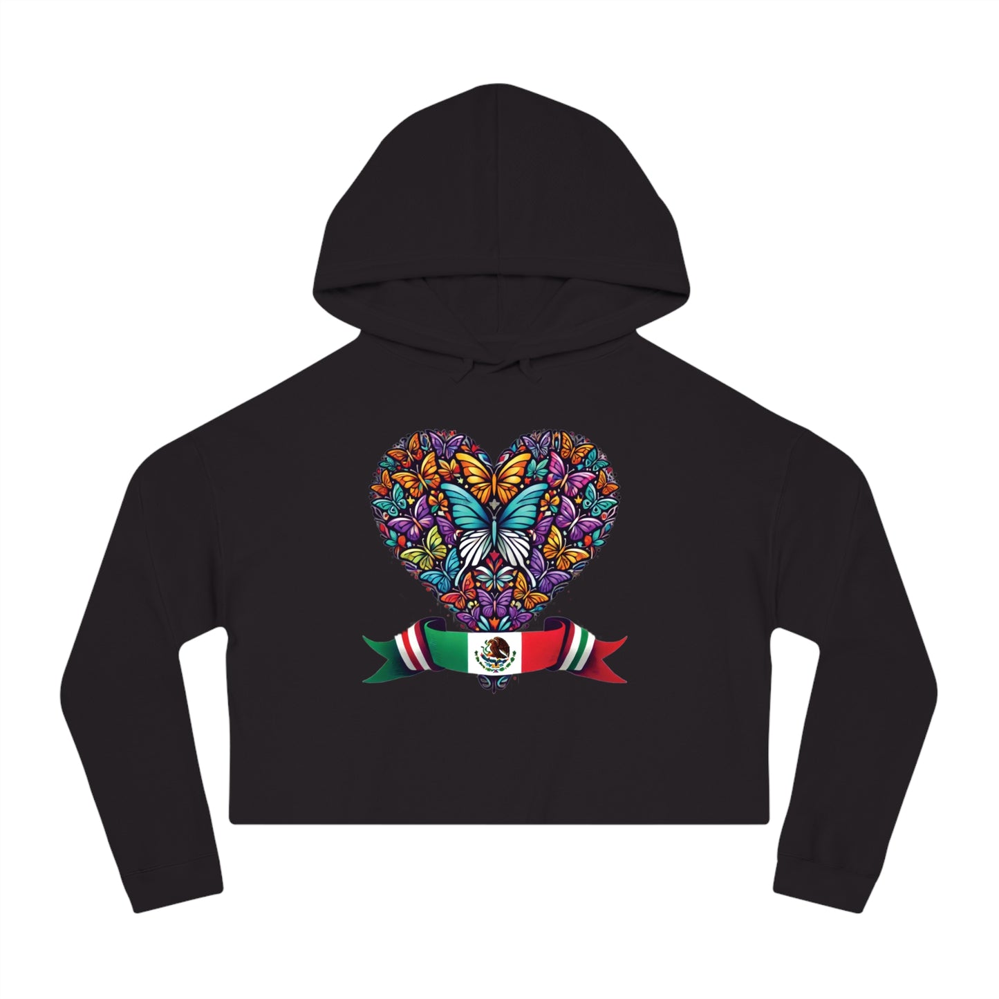 Women’s Cropped Butterfly's Heartland Hooded Sweatshirt