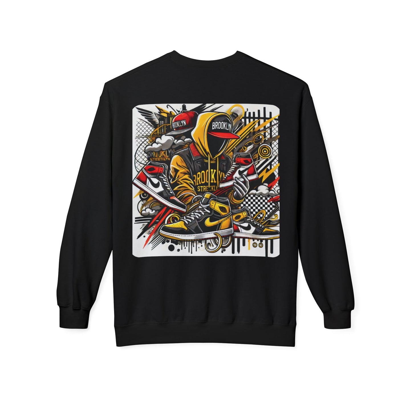 Ok Brooklyn's Unisex Midweight Softstyle Fleece Crewneck Sweatshirt