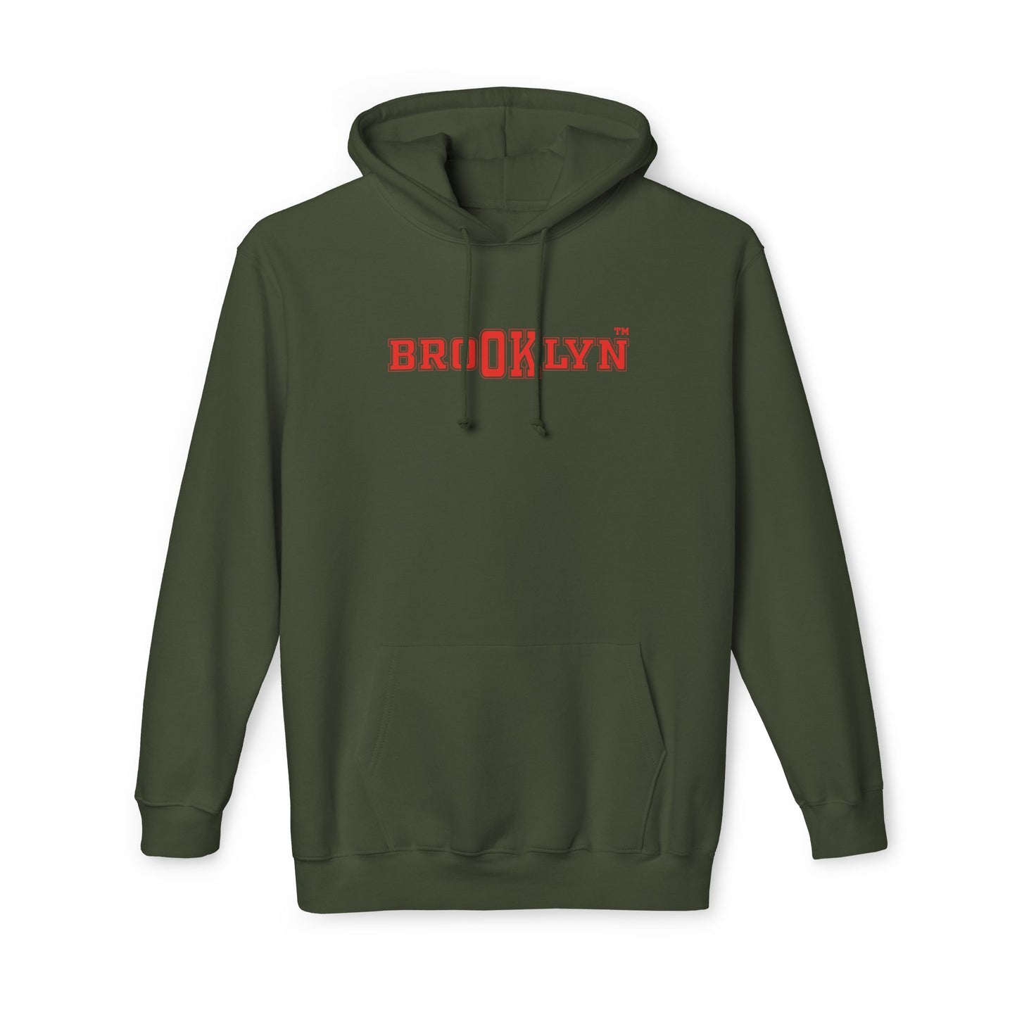 Ok Brooklyn's Unisex Hooded Sweatshirt, Made in US