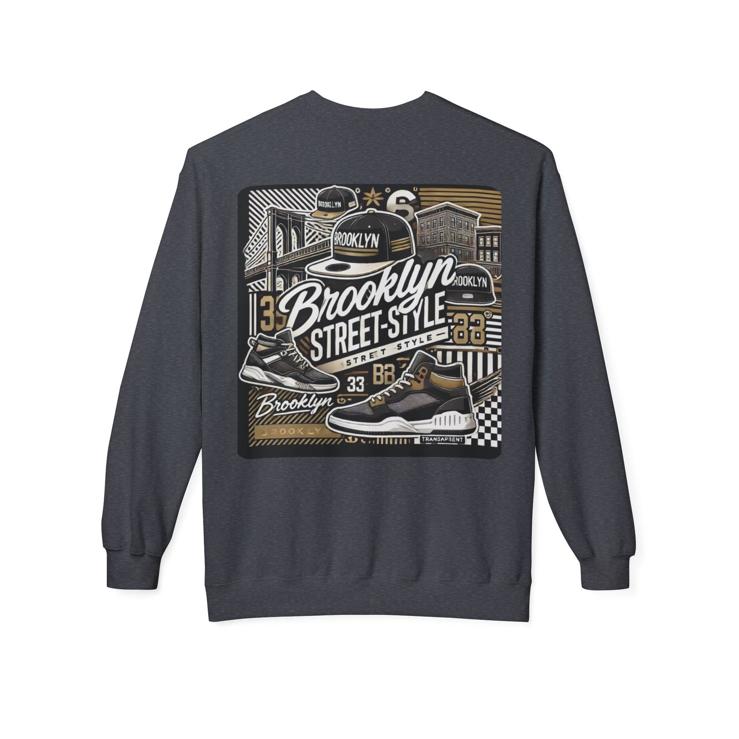 Ok Brooklyn's Unisex Midweight Softstyle Fleece Crewneck Sweatshirt