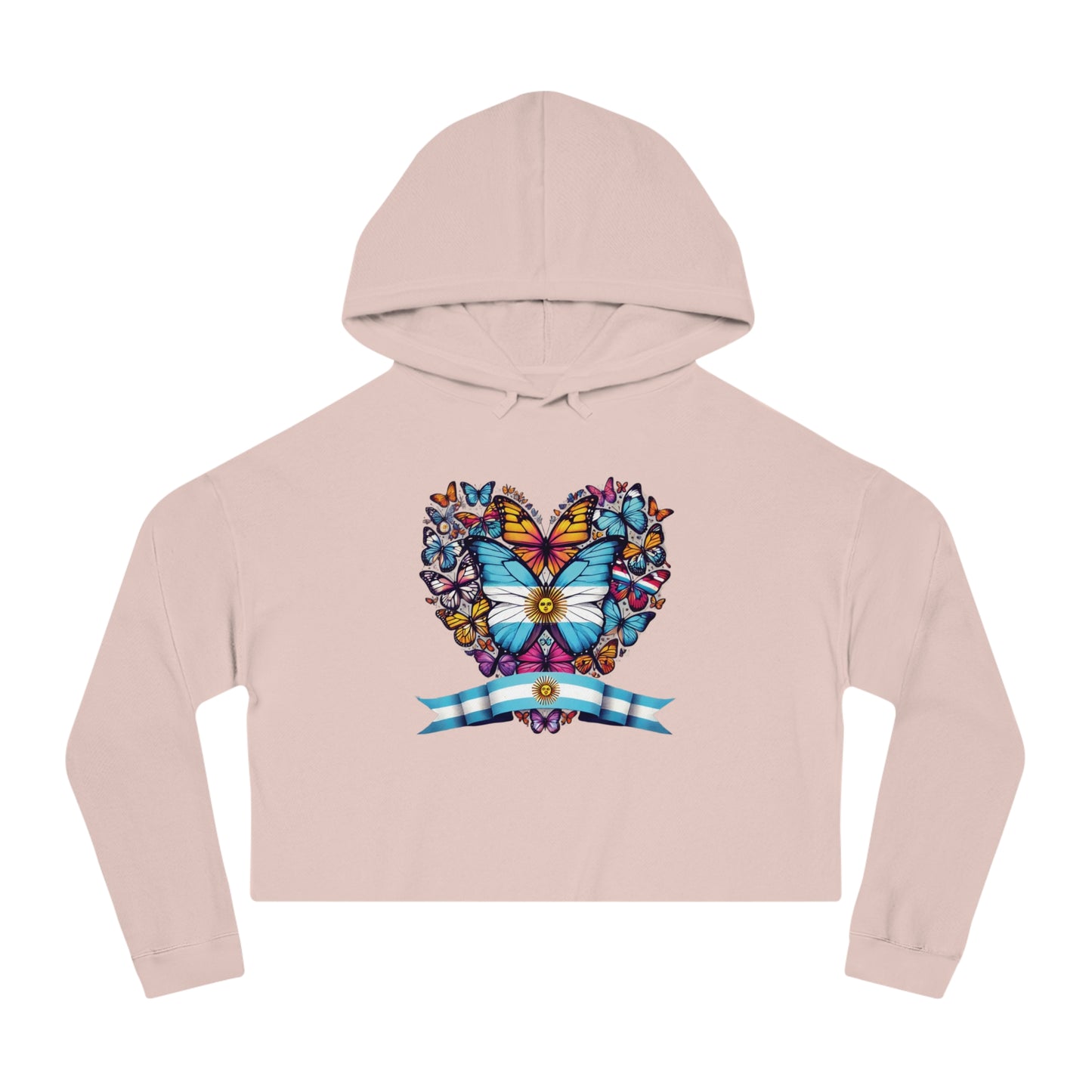 Women’s Cropped Butterfly's Heartland Hooded Sweatshirt